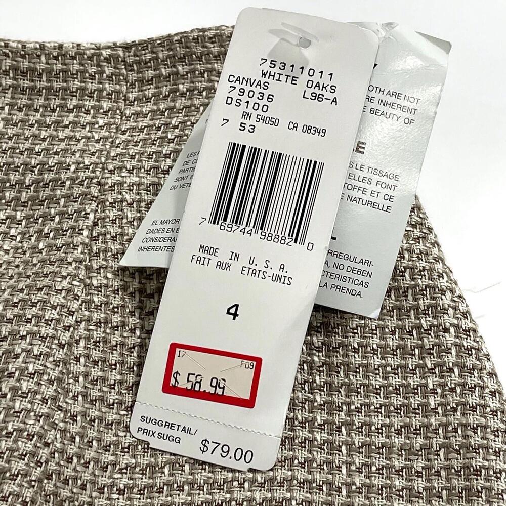 Rena Rowan Women’s Size 4 Small Brown Beige Tweed Vintage Pencil Skirt NWT - Picture 4 of 11